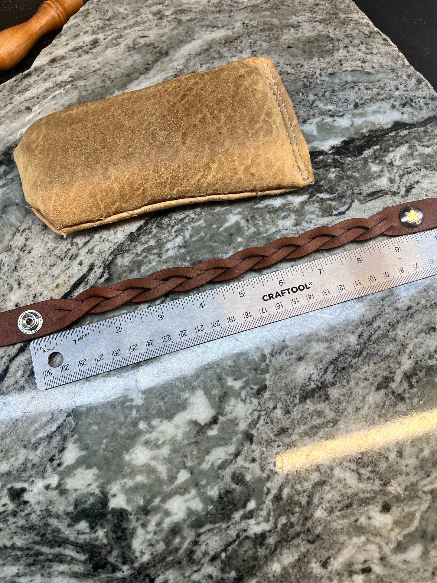 Mystery Braid Leather Bracelet
