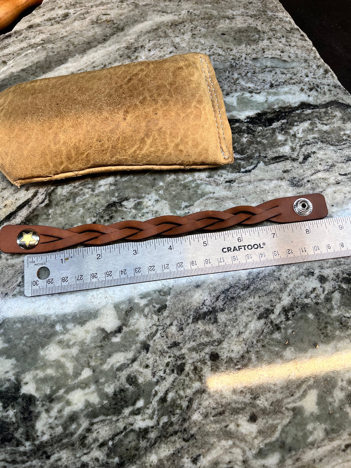 Mystery Braid Leather Bracelet