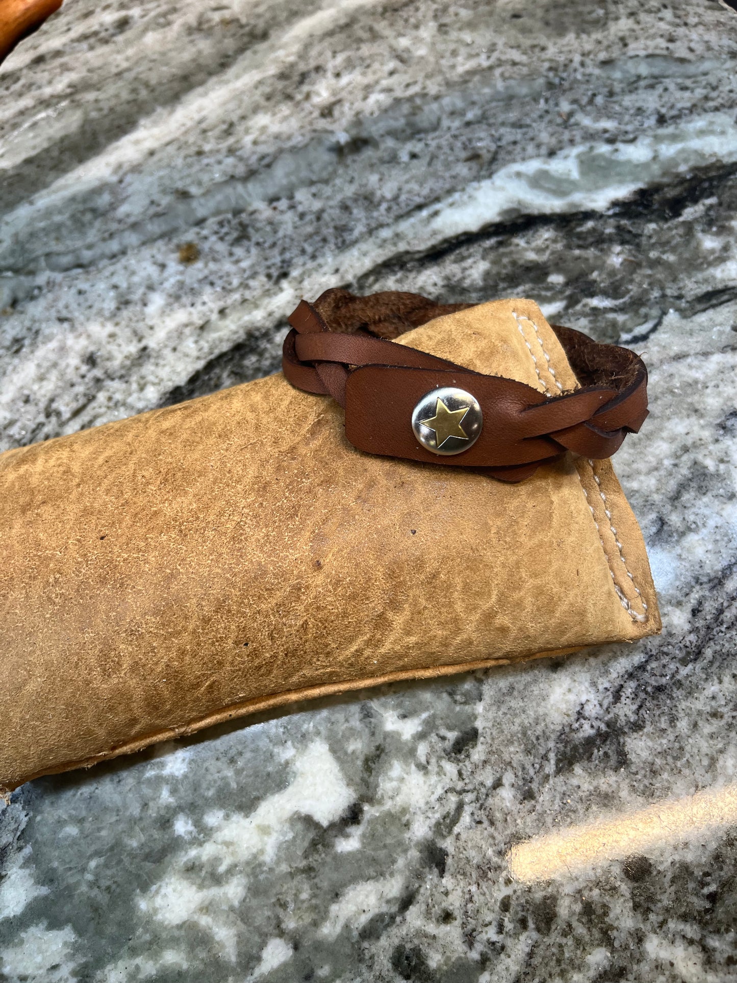 Mystery Braid Leather Bracelet