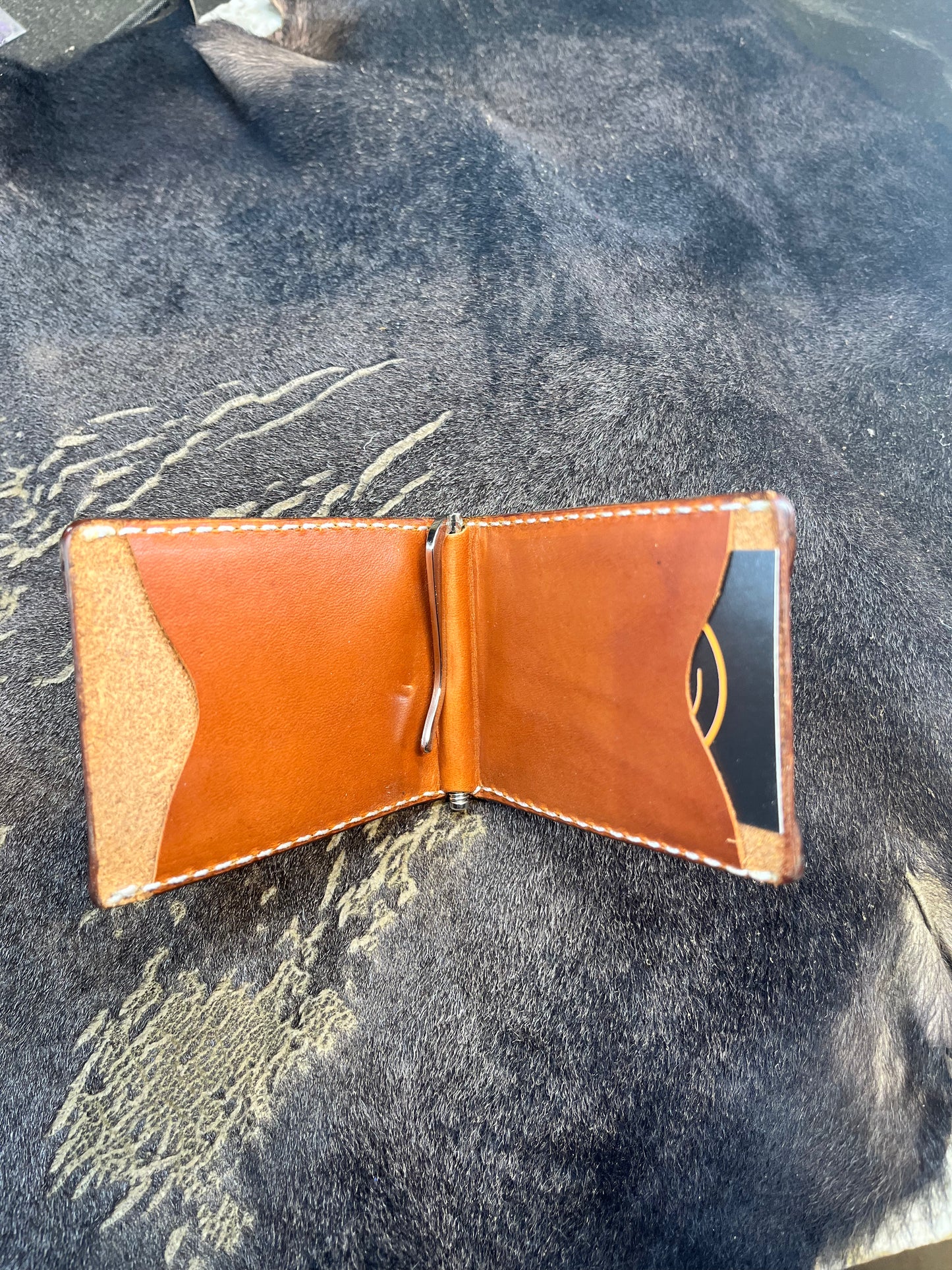 Leather Money Clip Wallet
